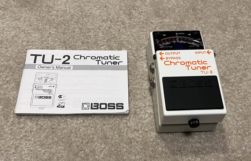 Boss TU-2 Chromatic Tuner Excellent with manual