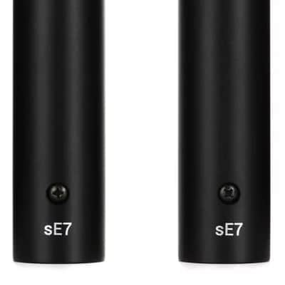 sE Electronics SE7-PAIR Factory Matched Pair of sE7 Microphones with Clips image 1