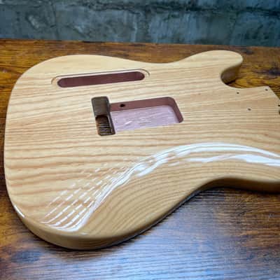 Warmtone CG Burl Telecaster Guitar Body "Leopard” P90 image 9