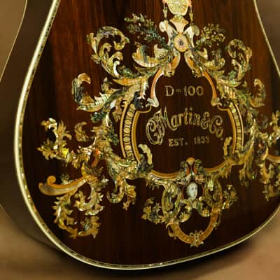 Martin D-100 Deluxe Brazilian Rosewood Acoustic Guitar image 5