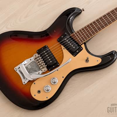 1978 Mosrite Ventures Model Vintage Guitar Sunburst w/ Moseley, Case image 1
