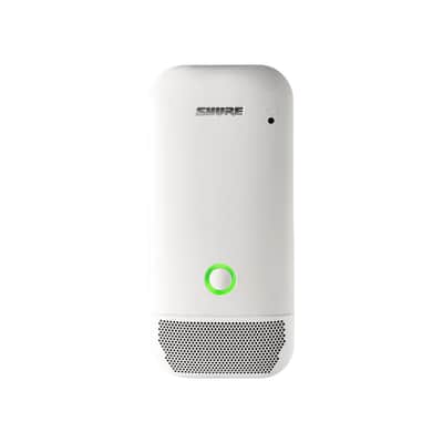 Shure ULXD6W/O=-H50 White Omni wireless boundary microphone for ULXD and QLXD. Includes AA Alkaline Batteries image 2