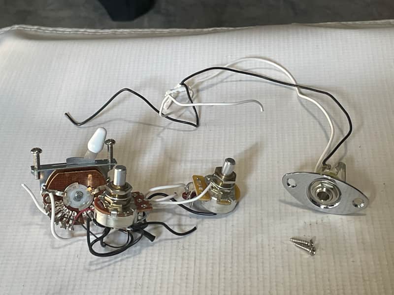 2020's Era MIM Charvel San Dimas Pro Mod So Cal Guitar Complete Electronics Wiring Volume Pot Jack image 1