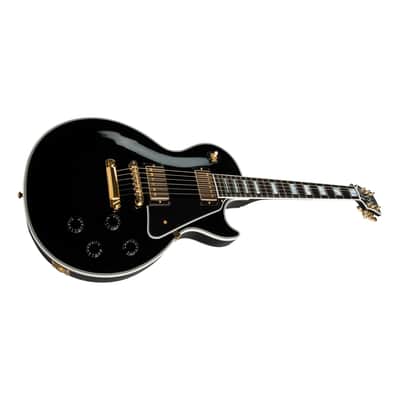 Gibson Custom Les Paul Custom with Ebony Fingerboard - Gloss Ebony Finish image 2