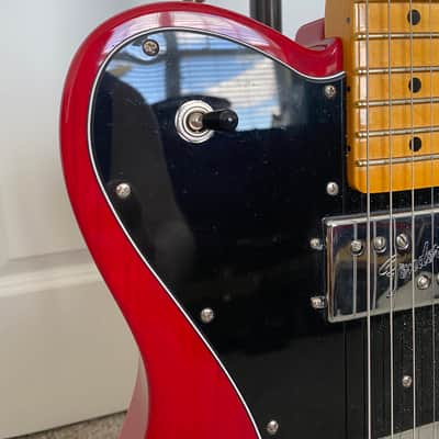 Fender American Vintage "Thin Skin" '72 Telecaster Custom 2017 - 2018 - Crimson Red Transparent image 9