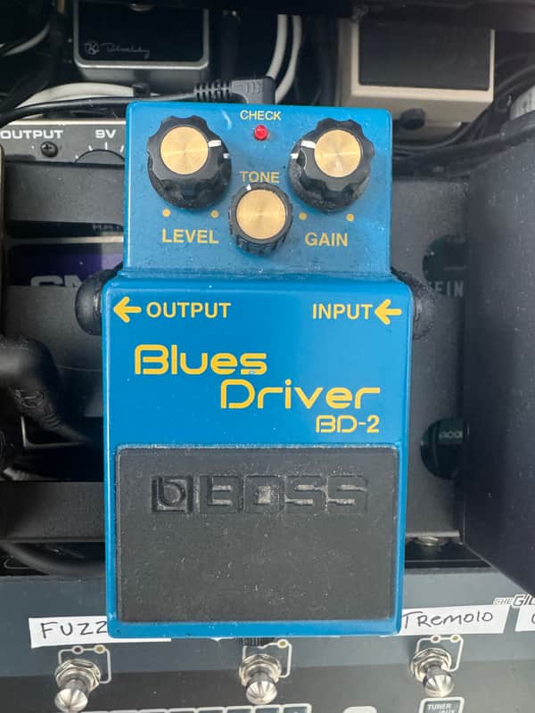 Boss BD-2 Blues Driver (Silver Label) 1995 - Present - Blue image 1
