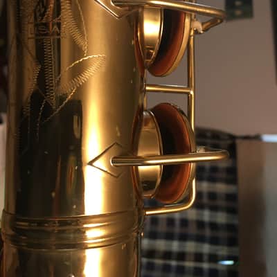 SUMMER DEAL CONN SAXOPHONE 6M VIII 1937 NAKED LADY ORIGNAL CASE , MOUTHPIECE , NEWER PADS , NICE SHAPE image 8