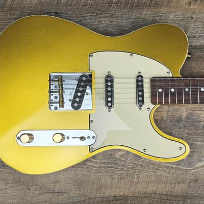 MyDream Partcaster Custom Built - Gold Nashville Quarter Pound Freeway image 3