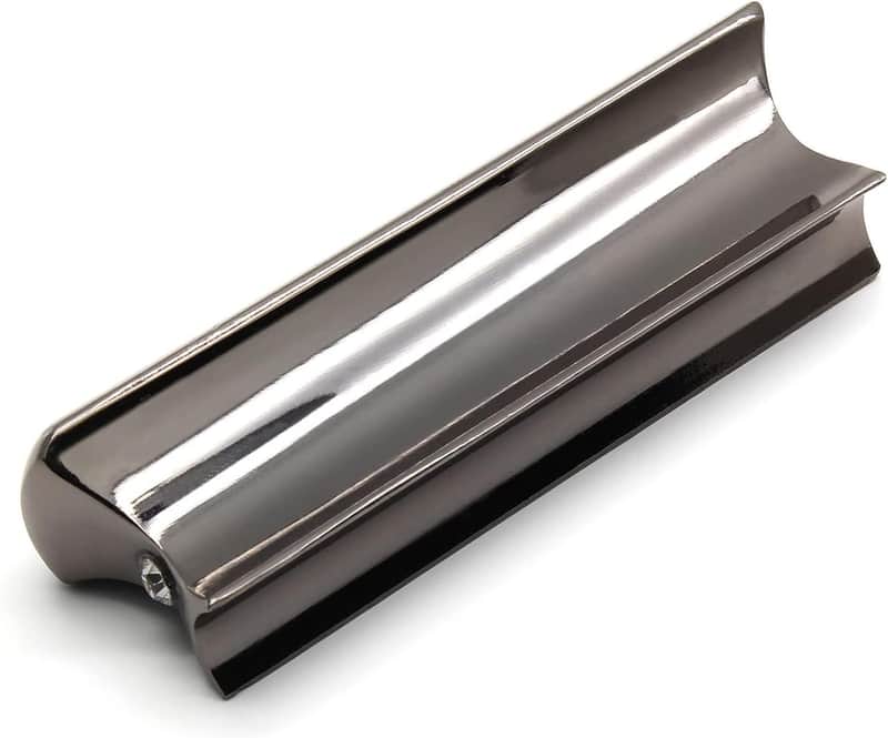Metal Guitar Slide Bar Tone Lap Steel Slide, Black Slide Bar for Dobro Hawaiian Guitar Electric Guitar Dunlop Bass image 1