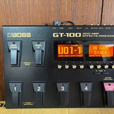 Boss GT-100 Multi Effects and Amp Modelling Guitar Pedal w/ box image 3