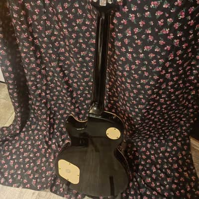Epiphone 2003 Les Paul Standard Plus Top made in Korea 2003 Trans Black MIK Saein Factory image 5