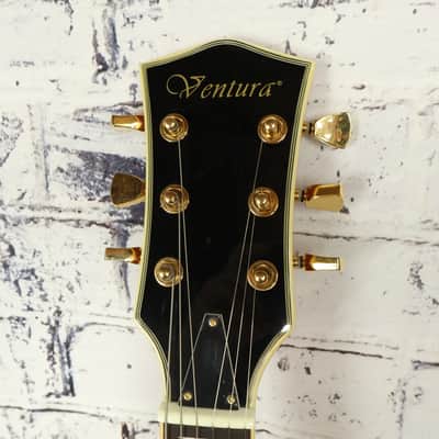 Ventura V32 "335" Style Red Mist Semi-Hollow Electric Guitar in Mint Condition image 6