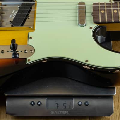 Fender Custom Shop 63 Tele Relic Faded 3 Tone Sunburst CZ578149 image 6