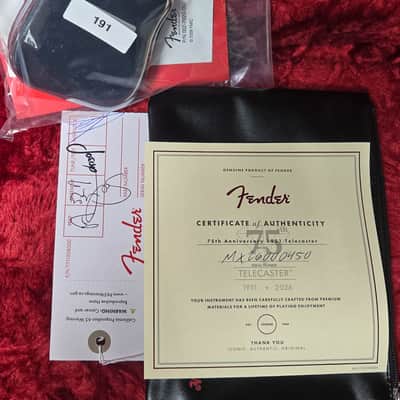 Fender 75th Anniversary Vintera Road Worn 1951 Telecaster Maple Fingerboard Butterscotch Blonde (450) image 8