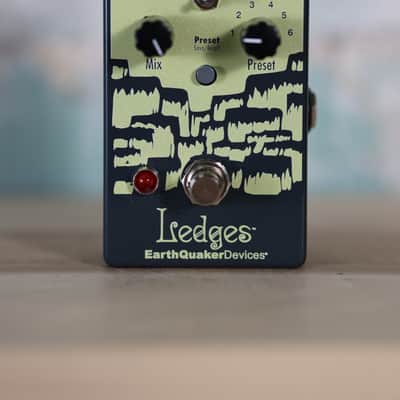 EarthQuaker Devices Ledges Tri-Dimensional Reverberation Machine 2023 - Present - Dark Green / Lime Green image 1