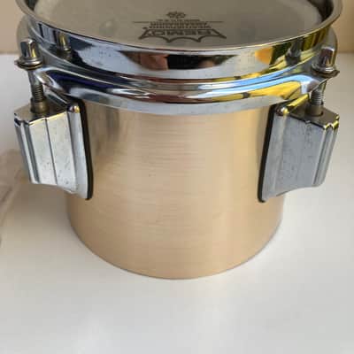 Immagine Vintage japan Maya Tama 1980s rare drum concert tom 6"x5.5" gold with Remo head Zola - 5