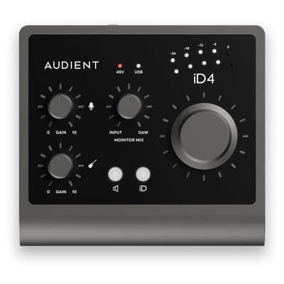 Audient iD4 MKII Desktop 2-in/2-out USB-C Audio Recording Interface image 4