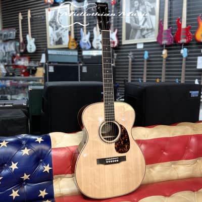 Larrivee OM-44-R - Acoustic/Electric Guitar Rosewood & Bear Claw Spruce Top w/Element VTC Pickup & Case (136642) image 9