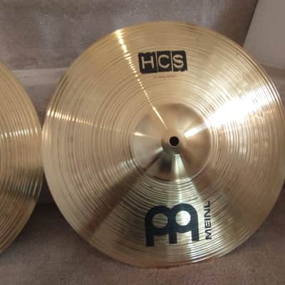 Meinl HCS 14 in hi-hat cymbals nicely matched set mint open box! image 3