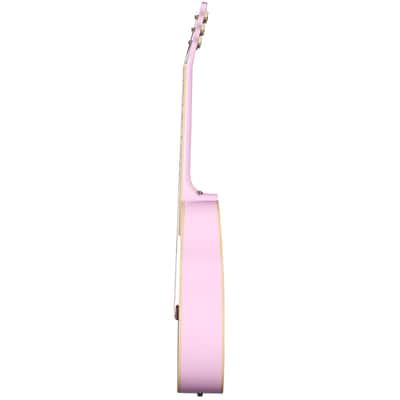 Epiphone J-180 LS Acoustic Electric Guitar Pink image 4