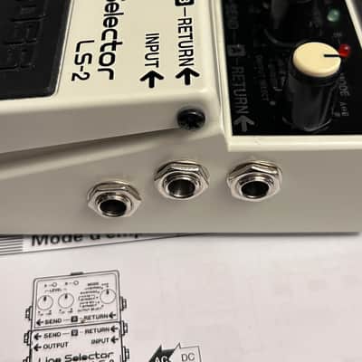 Boss LS-2 Line Selector (Silver Label) 1991 - Present - White image 2