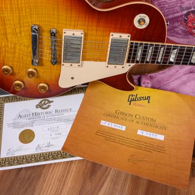 Gibson Custom Shop Murphy Lab Aged Historic Reissue ‘59 Les Paul Flame Maple Top Sunburst 2007 w/OHSC image 11