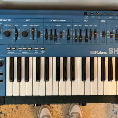 *RARE* Blue Roland SH-101 Monophonic Analog Synthesizer image 2