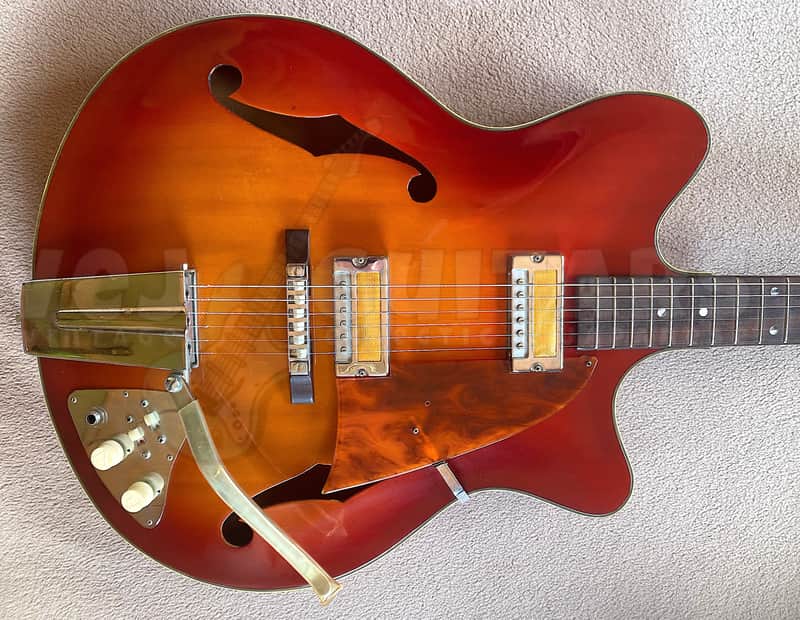GUYATONE SG-12T 1966 w/OHSC - *GOLD FOIL PICKUPS* ALL-ORIGINAL MIJ