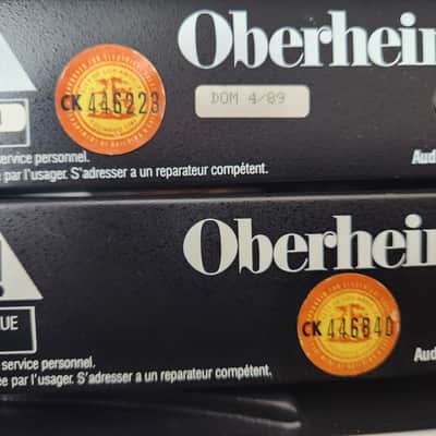 Oberheim Matrix-1000 "matched pair" w/Kiwi-1000 upgrades and programmer RARE!!! image 9