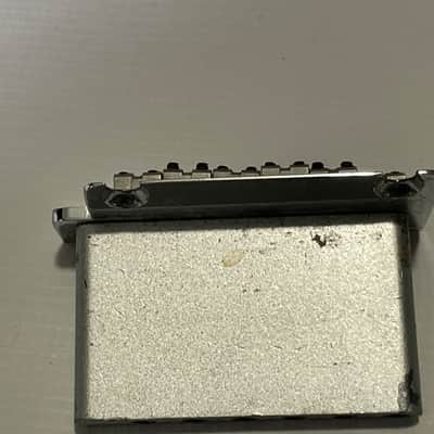 1990's Fender USA American Standard Stratocaster 2 Post Chrome Tremolo Bridge (For Parts) image 12