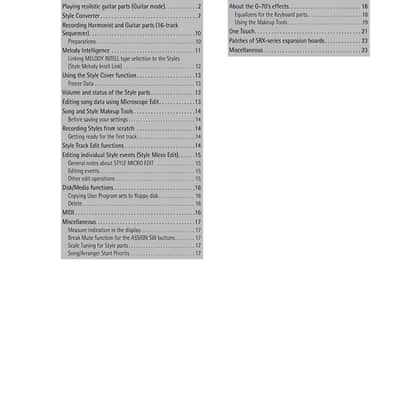 Roland G-70 — 3 in 1 Owners Manual User Instructions — 321 Pages — USA Made image 6
