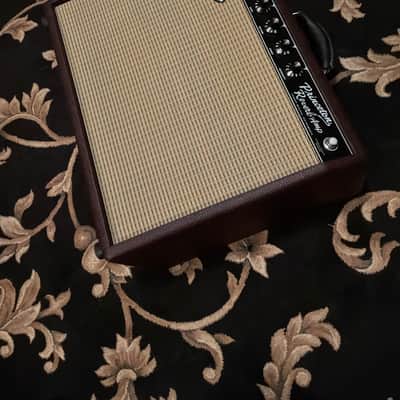 Fender '65 Princeton Reverb Reissue "Bordeaux Reserve" FSR Limited Edition 12-Watt 1x12" Guitar Combo 2010s - Wine Red / Wheat image 13