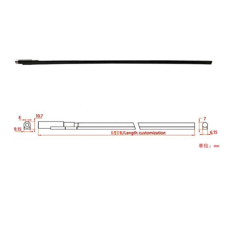 Two Way Truss Rod for Guitars Neck Repair 9.15 X 4 X 375 mm image 1