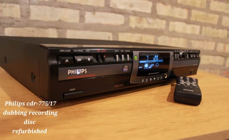Philips CDR775/27  cd recorder remote fully functional Refurbished image 1