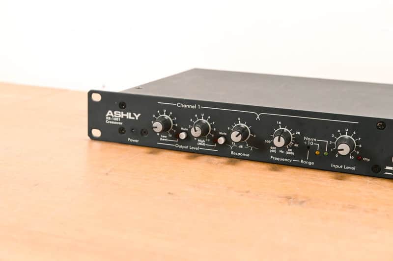 Ashly XR-1001 Stereo 2-Way, Mono 3-Way Crossover CG010DW | Reverb