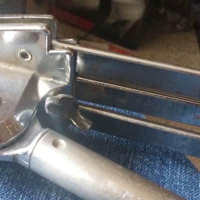 Vintage WFL FLAT BASE ATLAS SNARE STAND 1ST GEN CONCERT Riveted Rubber Feet 50s 60s LUDWIG image 16