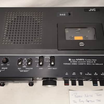 JVC KD-1636 MKII Portable Stereo Cassette Deck #1800 Vintage, Working Condition - Play Button Broken image 7