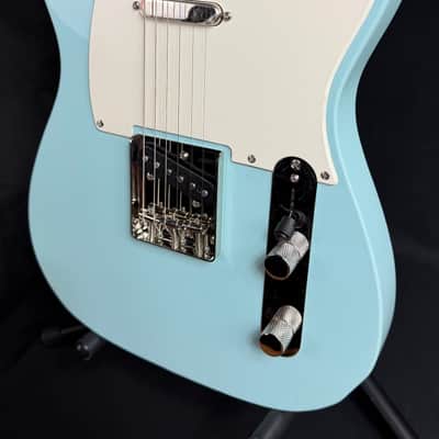 Squier Classic Vibe 50's Telecaster Electric Guitar Sonic Blue Finish (063) image 4