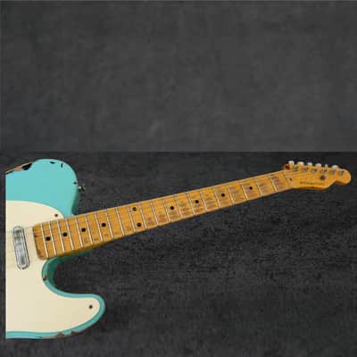 Nash T-57 – Seafoam Green over 2-Tone Sunburst, Heavy Aging image 5