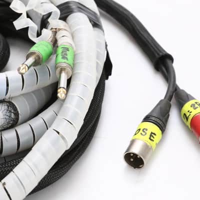 8-Channel XLR Stage Studio Snake Box w/ 4 XLR - 1/4" TS Multi Cables #49092 image 17