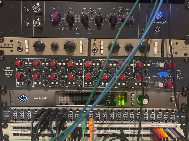 Neve 5059 Satellite Summing Mixer Shelford Blue image 1