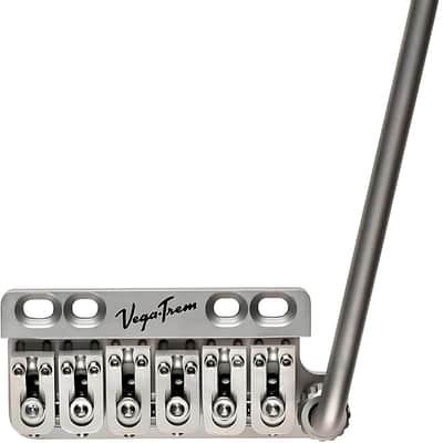 Made in Spain! Vega Trem VT1 Standard 6-Screw Satin Stratocaster Guitar Tremolo Bridge No Mods Easy Installation - Satin image 2