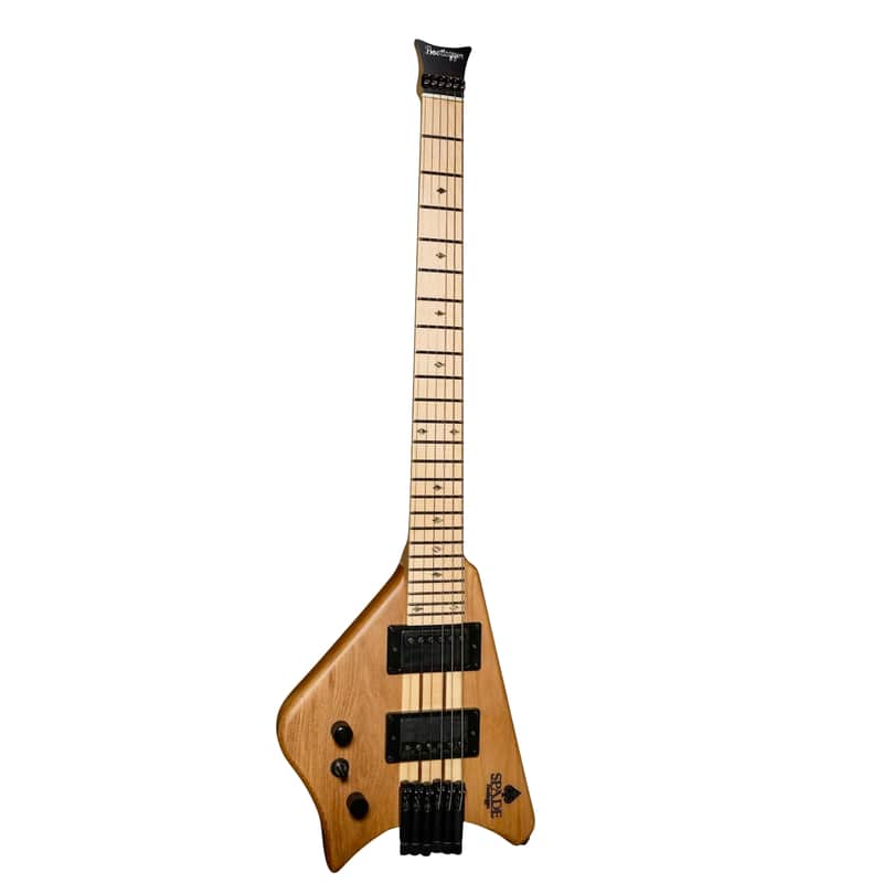 Bootlegger Guitar Spade HH Left Handed With Case 2023 - Honey Matte image 1