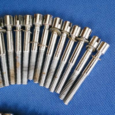 Sonor Tension Rods T-Rods 55 mm Teardrop Champion Phonic Pack Of 28 Vintage image 4