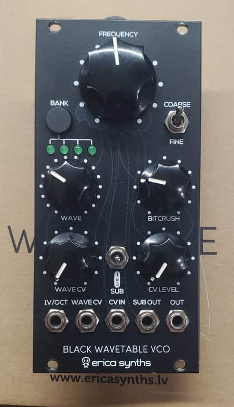 Erica Synths Black Wavetable VCO