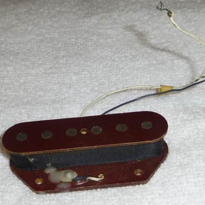 Vintage Mighty Mite 1970s Phenolic Pickup Similar to Eddie Van Halen's Frankenstein Pickup 14.0 K ohms Powerful Tele Hand Made image 4