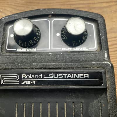 Vintage 1970s Roland Boss AS1 AS-1 sustain compressor guitar made in Japan pedal image 2