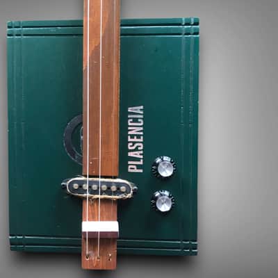 Custom 3-String Fretless Slide Electric Guitar – Plasencia Cigar Box image 5