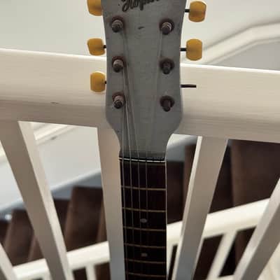 Hofner Colorama 1958-1959 - Two tone silver/blue colour image 6