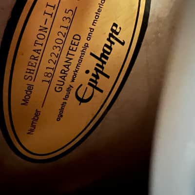 EPIPHONE SHERATON-II PRO EB NERA image 2